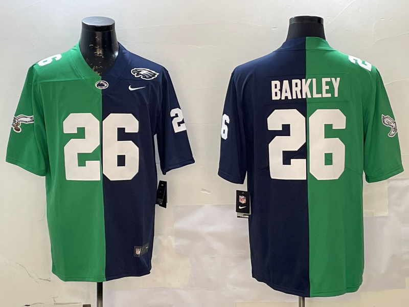 Men 2026 Philadelphia Eagles #26 Barkley green Nike Limited NFL Jersey 0920005->philadelphia eagles->NFL Jersey